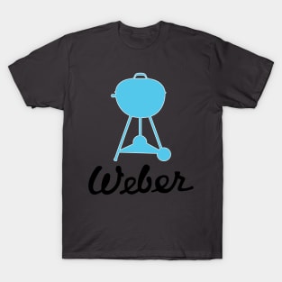 Classic Weber Kettle Logo and Wood Dale Grill T-Shirt